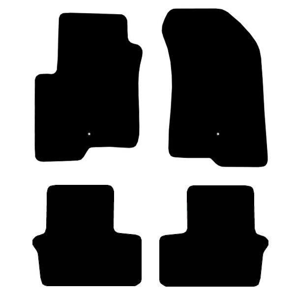 Jeep Patriot (2007-2017) Custom Fit Floor Mats - Mat Template Layout | Class Car Design