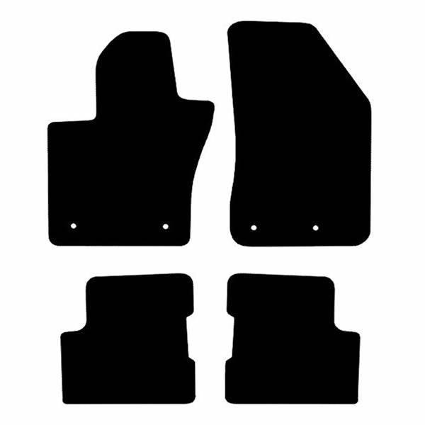 Jeep Renegade (2014+) Custom Fit Floor Mats - Mat Template Layout | Class Car Design