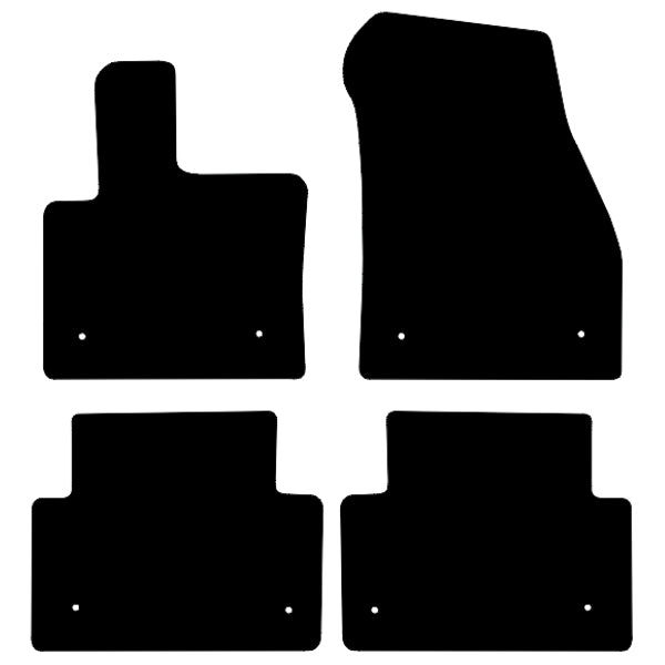 Range Rover Evoque (2019+) Custom Fit Floor Mats - Mat Template Layout | Class Car Design