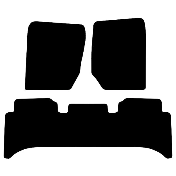 Range Rover P38 (1995-2002) Custom Fit Floor Mats - Mat Template Layout | Class Car Design