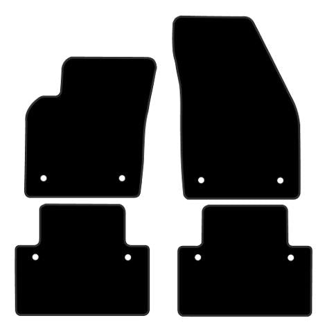 Volvo C30 (2006+) Custom Fit Floor Mats - Mat Template Layout | Class Car Design