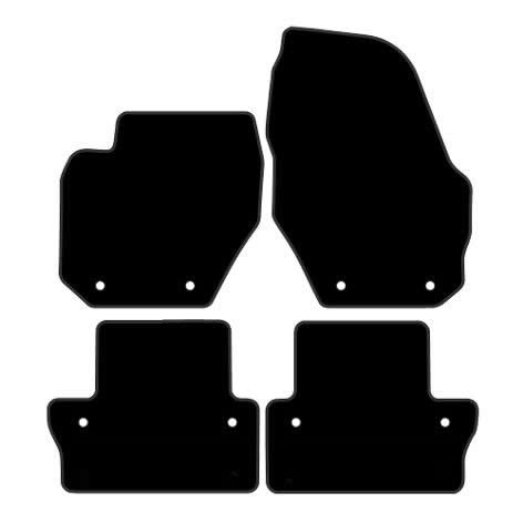 Volvo S60 (2011-2018) Custom Fit Floor Mats - Mat Template Layout | Class Car Design