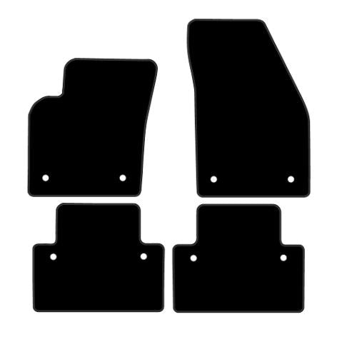 Volvo V50 (2004+) Custom Fit Floor Mats R-Design - Mat Template Layout | Class Car Design