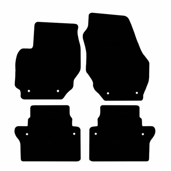 Volvo V70 (2007-2016) Custom Fit Floor Mats R-Design - Mat Template Layout | Class Car Design