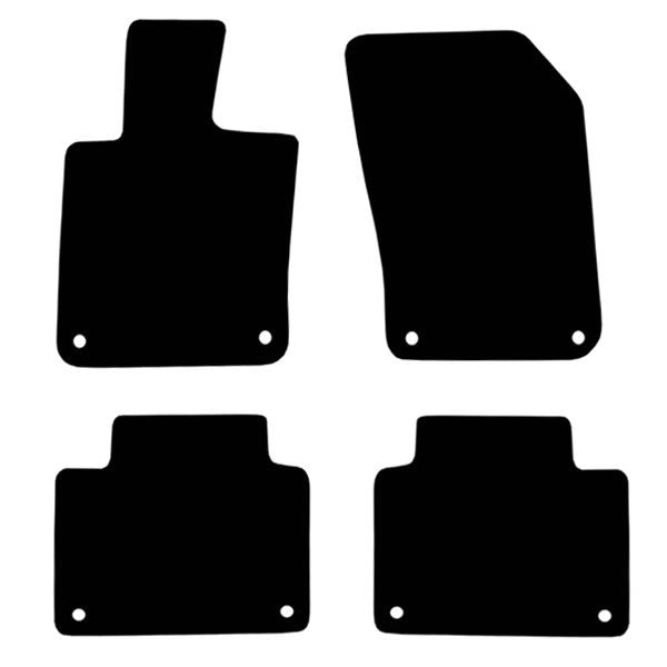 Volvo V90 (2016+) Custom Fit Floor Mats R-Design - Mat Template Layout | Class Car Design