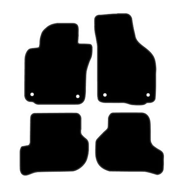 Volkswagen Jetta (2005-2010) Custom Fit Floor Mats R - Mat Template Layout | Class Car Design