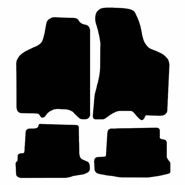Volkswagen Lupo (1997-2005) Custom Fit Floor Mats R - Mat Template Layout | Class Car Design