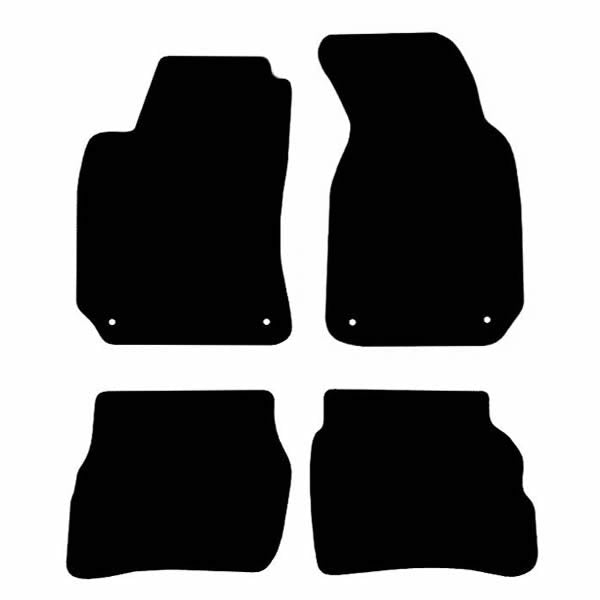 Volkswagen Passat B5-B5.5 (1996-2005) Custom Fit Floor Mats R-Line - Mat Template Layout | Class Car Design