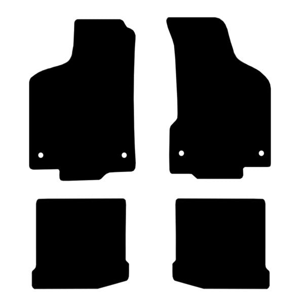 Volkswagen Polo 6N2 (2000-2001) Custom Fit Floor Mats GTI - Mat Template Layout | Class Car Design